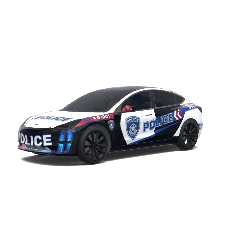 Tesla Model 3 anpassad wrap-design
