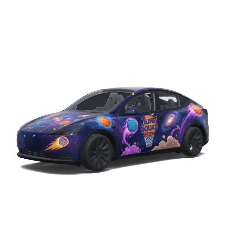 Tesla Model Y (2025+ Standard) custom wrap design