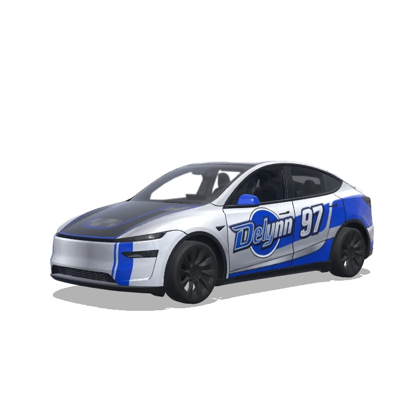 Tesla Model Y (2025+ Premium) custom wrap design
