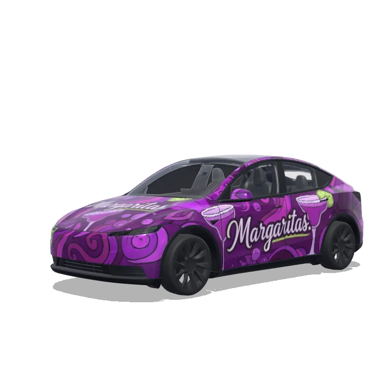 Tesla Model Y (2025+ Standard) custom wrap design
